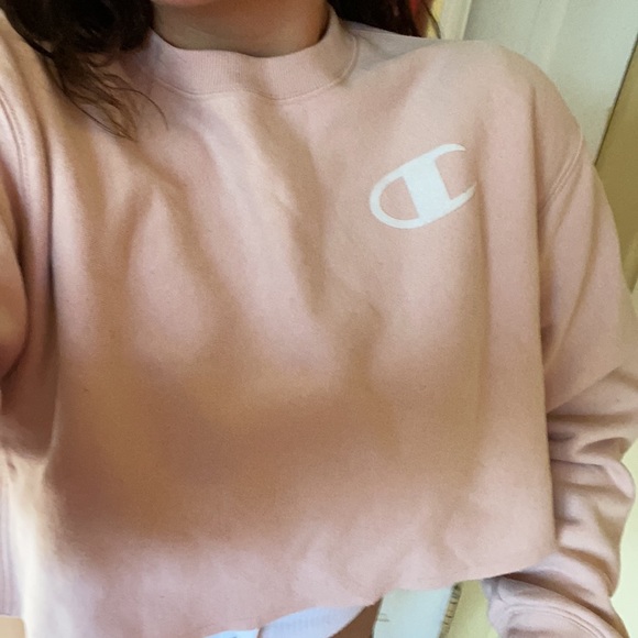 Champion Sweaters - Cropped Champion Sweater